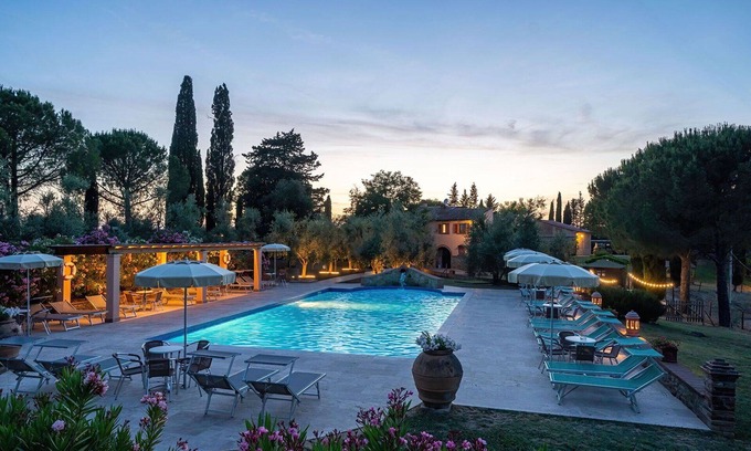 Peccioli Apartment | Beautiful apartment for 6 guests with WIFI, pool, A/C, TV, pets allowed and panoramic view