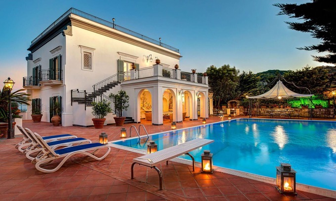 Sant'Agnello Villa | Beautiful private villa with A/C, WIFI, private pool, TV, patio, panoramic view, close to Sorrento