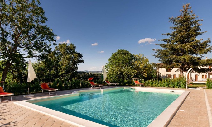 Sassoferrato Apartment | Belvilla by OYO Snug apartment with shared pool