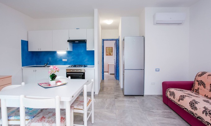 San Teodoro City Centre Apartment | Deluxe Two-room apartment Le Colonnine "Island of Tavolara"