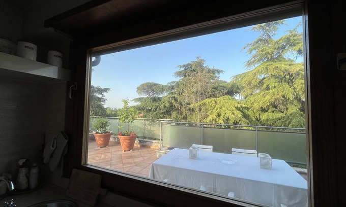 Camilluccia Apartment | Penthouse with large panoramic terrace