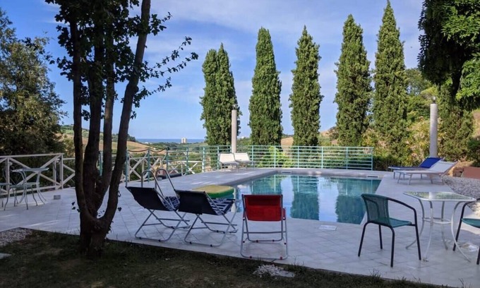 Porto San Giorgio Villa | Seafront Villa Surrounded By Hill Full Of Trees