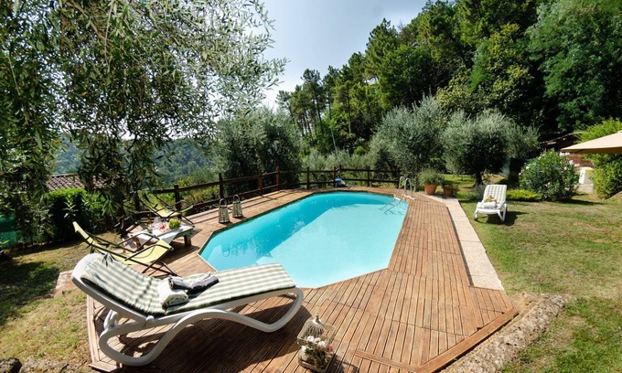 Massa e Cozzile Villa | Stunning villa for 5 people with private pool, WIFI, TV, veranda and pets allowed
