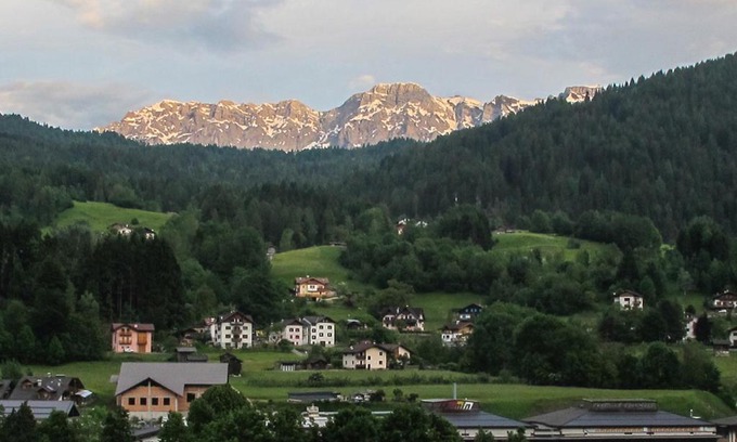 Fiera di Primiero Apartment | Terrazza panoramica sulle Dolomiti