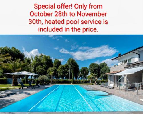 San Benedetto di Lugana Villa | Villa Sirmione Front Lake