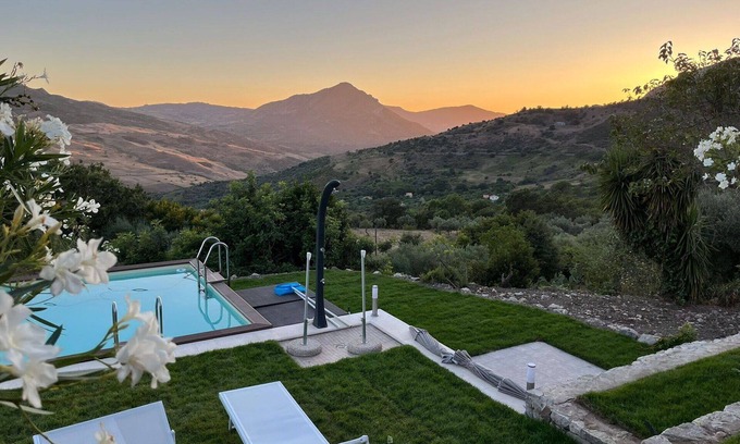 Madonie National Park Villa | Wonderful private villa for 6 guests with WIFI, private pool, A/C, TV and panoramic view