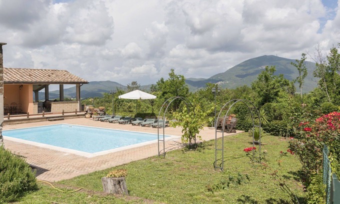 Casperia Villa | Wonderful private villa for 6 people with private pool, WIFI, TV, terrace and pets allowed