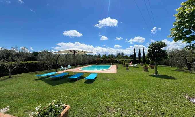 Ferretto Villa | Wonderful private villa for 7 guests with WIFI, A/C, private pool, patio and panoramic view