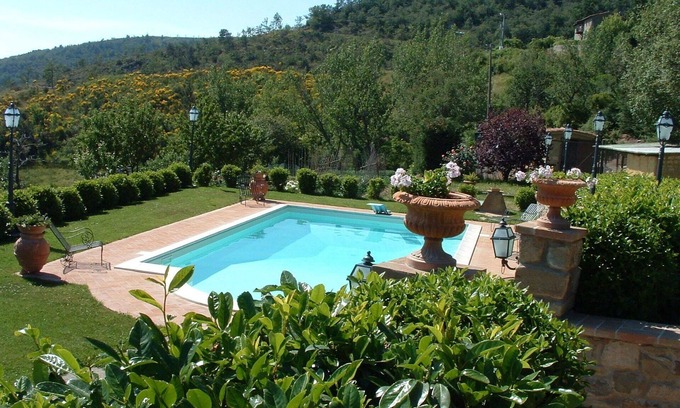 Cortona Villa | Wonderful villa for 6 people with WIFI, pool, TV and panoramic view