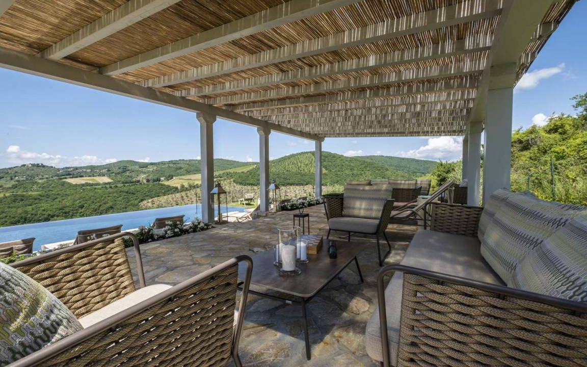 Photo of Patio Balcony in Gaiole in Chianti