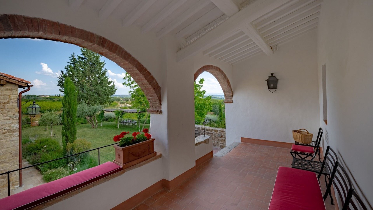 Photo of Patio Balcony in Gaiole in Chianti