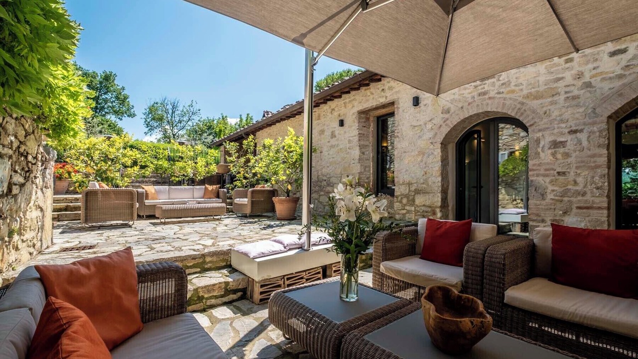 Photo of Patio Balcony in Gaiole in Chianti