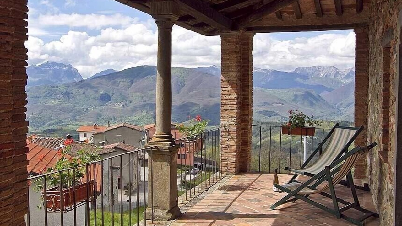 Photo of Patio Balcony in Villa Collemandina
