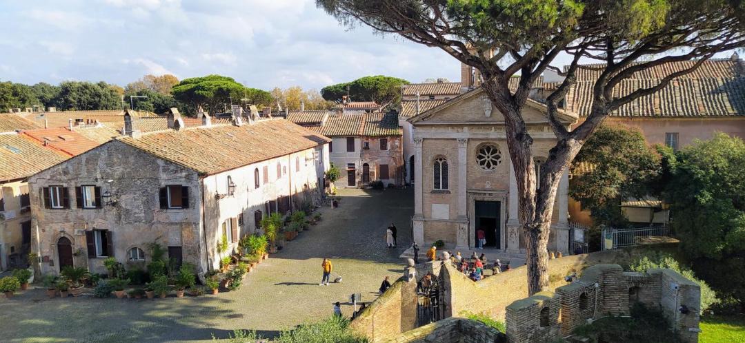 Photo of Buildings in Ostia Antica