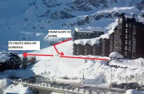 Cervinia Apartment | Luxury 4beds ski-in&out steps from center