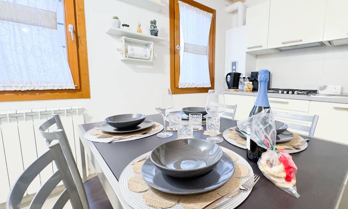 Chioggia Apartment | Romantic Flower - One Bedroom Apartment, Sleeps 4